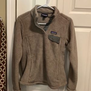 Patagonia retool snap pullover ~ size small ~ grey